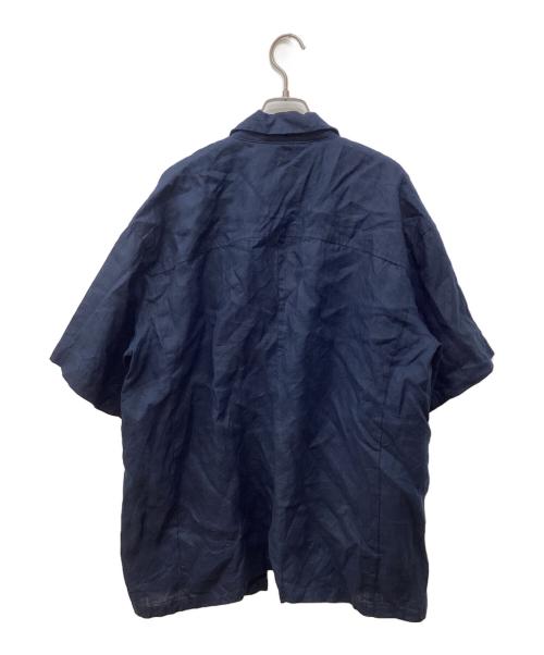 TUTIE.（ツチエ）TUTIE. (ツチエ) リネンハーフスリーブジャケット ネイビー サイズ:表記なしの古着・服飾アイテム