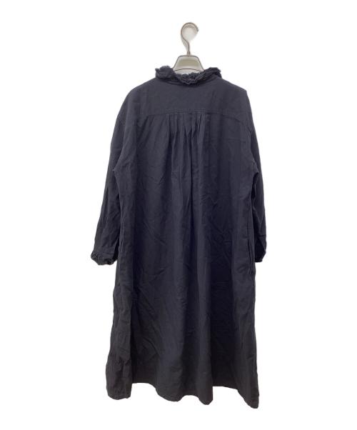 Dahl’ia（ダリア）Dahl’ia (ダリア) フリルカラーワンピース ブラック サイズ:FREEの古着・服飾アイテム