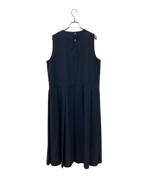 Midi-Umi（ミディウミ）Midi-Umi (ミディウミ) ノースリーブワンピース ネイビー サイズ:表記なしの古着・服飾アイテム