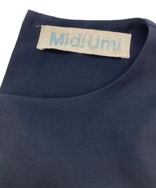 Midi-Umi（ミディウミ）Midi-Umi (ミディウミ) ノースリーブワンピース ネイビー サイズ:表記なしの古着・服飾アイテム