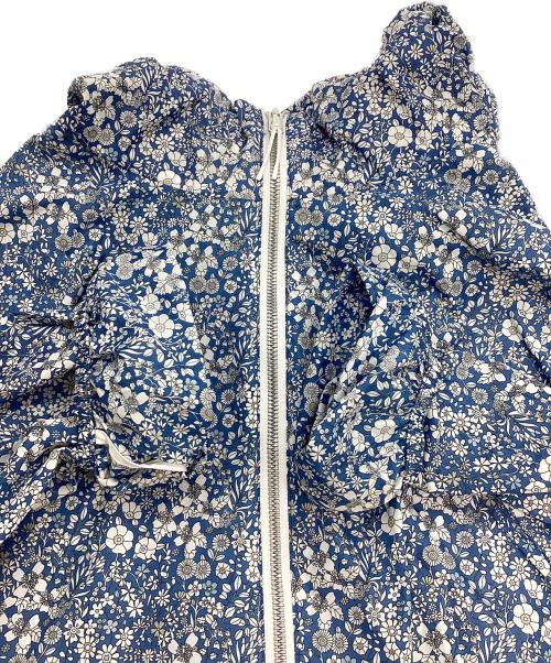 AIGLE（エーグル）AIGLE (エーグル) 撥水リバティプリントフーデッドジャケット ネイビー サイズ:38の古着・服飾アイテム