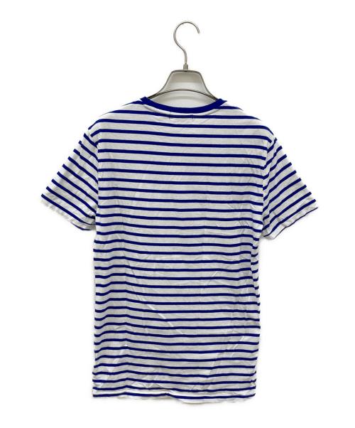 POLO RALPH LAUREN（ポロ・ラルフローレン）POLO RALPH LAUREN (ポロ・ラルフローレン) ポロベアプリントTシャツ ホワイト×ブルー サイズ:Sの古着・服飾アイテム