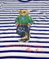 中古・古着 POLO RALPH LAUREN (ポロ・ラルフローレン) ポロベアプリントTシャツ ホワイト×ブルー サイズ:S：6000円