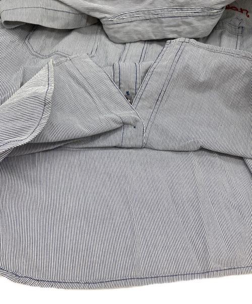 STUDIO D'ARTISAN（ステュディオダルチザン）STUDIO D'ARTISAN (ステュディオダルチザン) シャツ インディゴ×ホワイト サイズ:Mの古着・服飾アイテム