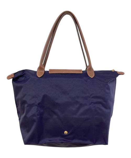 LONGCHAMP（ロンシャン）LONGCHAMP (ロンシャン) ル・プリアージュ/ナイロン舟形バッグ パープルの古着・服飾アイテム