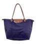 LONGCHAMP（ロンシャン）の古着「ル・プリアージュ/ナイロン舟形バッグ」｜パープル