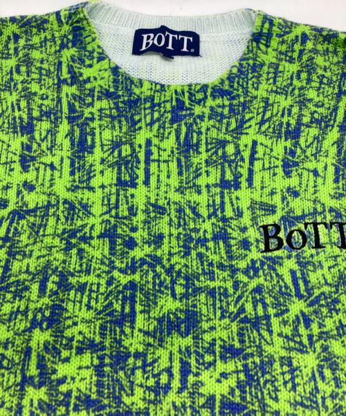 BoTT（ボット）BoTT (ボット) Bamboo Camo Printed Sweater グリーン サイズ:Ⅿの古着・服飾アイテム