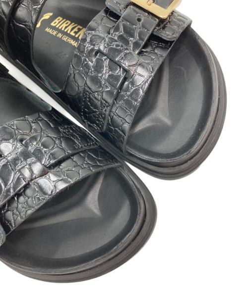 BIRKENSTOCK（ビルケンシュトック）BIRKENSTOCK (ビルケンシュトック) UNITED ARROWS (ユナイテッドアローズ) 別注 ST BARTHS サンダル ブラック サイズ:22.5の古着・服飾アイテム
