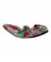 Ganni (ガニー) Soft Square Toe Scrunch バレエシューズ ショッキングピンク サイズ:37：5000円