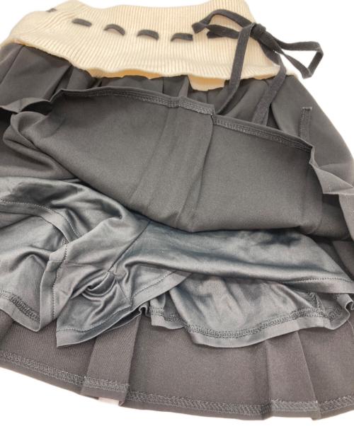 darich（ダーリッチ）Darich (ダーリッチ) ショルダーオープンニットセットアップ ブラック サイズ:FREE-Lの古着・服飾アイテム
