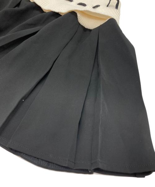 darich（ダーリッチ）Darich (ダーリッチ) ショルダーオープンニットセットアップ ブラック サイズ:FREE-Lの古着・服飾アイテム