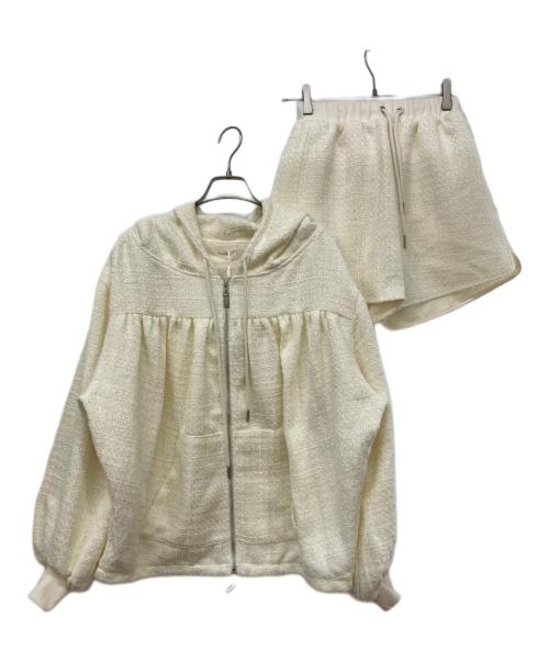 darich（ダーリッチ）Darich (ダーリッチ) ツイードカーゴセットアップ アイボリー サイズ:FREEの古着・服飾アイテム