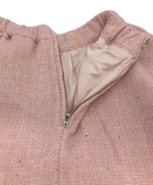 darich（ダーリッチ）darich (ダーリッチ) ラメツイードパーカーセットアップ ピンク サイズ:FREE 未使用品の古着・服飾アイテム