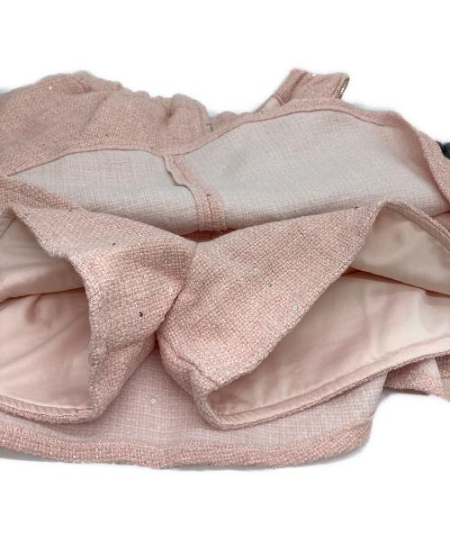darich（ダーリッチ）darich (ダーリッチ) ラメツイードパーカーセットアップ ピンク サイズ:FREE 未使用品の古着・服飾アイテム