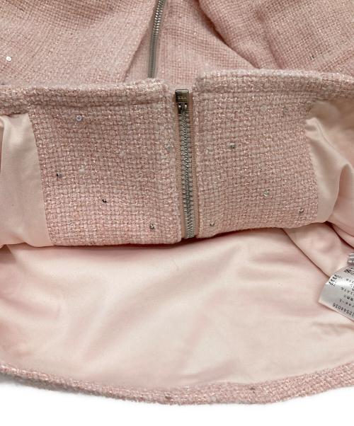 darich（ダーリッチ）darich (ダーリッチ) ラメツイードパーカーセットアップ ピンク サイズ:FREE 未使用品の古着・服飾アイテム