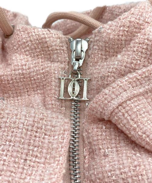 darich（ダーリッチ）darich (ダーリッチ) ラメツイードパーカーセットアップ ピンク サイズ:FREE 未使用品の古着・服飾アイテム