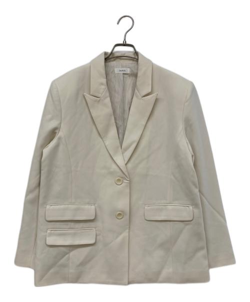 darich（ダーリッチ）Darich (ダーリッチ) アシメポケットテーラードジャケット アイボリー サイズ:FREE 未使用品の古着・服飾アイテム