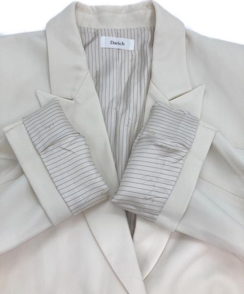 darich（ダーリッチ）Darich (ダーリッチ) アシメポケットテーラードジャケット アイボリー サイズ:FREE 未使用品の古着・服飾アイテム