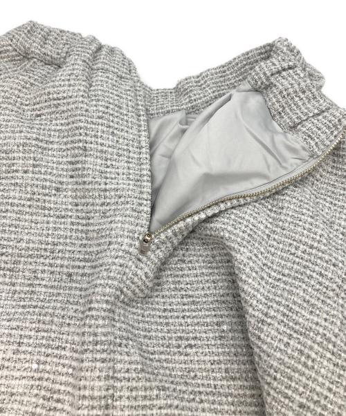 darich（ダーリッチ）Darich (ダーリッチ) ラメツイードパーカーセットアップ グレー サイズ:FREE 未使用品の古着・服飾アイテム