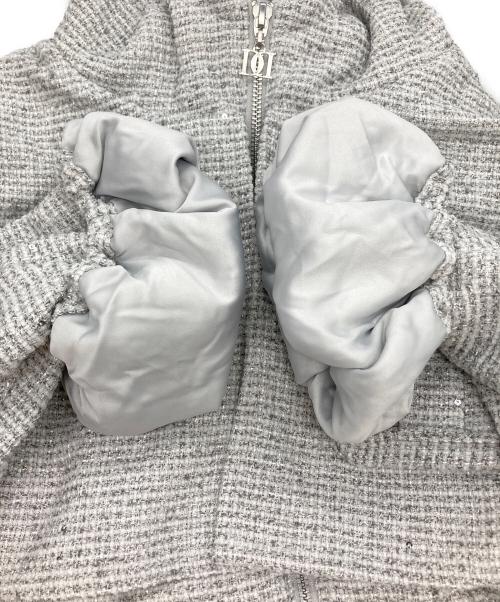 darich（ダーリッチ）Darich (ダーリッチ) ラメツイードパーカーセットアップ グレー サイズ:FREE 未使用品の古着・服飾アイテム