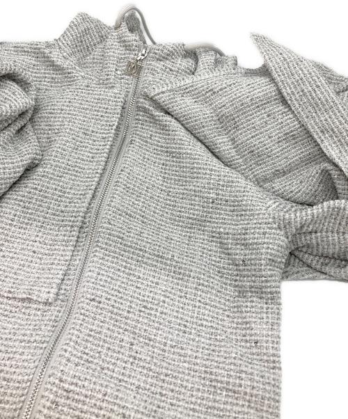 darich（ダーリッチ）Darich (ダーリッチ) ラメツイードパーカーセットアップ グレー サイズ:FREE 未使用品の古着・服飾アイテム