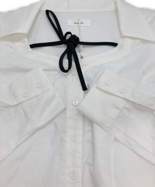 darich（ダーリッチ）Darich (ダーリッチ) ボリュームフレアセットアップ ホワイト サイズ:FREE 未使用品の古着・服飾アイテム