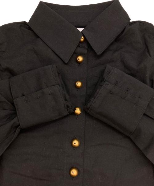 epine（エピヌ）epine (エピヌ) eボタンブラウス ブラック サイズ:‐の古着・服飾アイテム