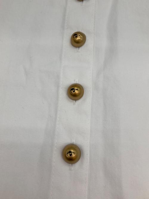 epine（エピヌ）epine (エピヌ) eボタンブラウス ホワイト サイズ:表記なしの古着・服飾アイテム