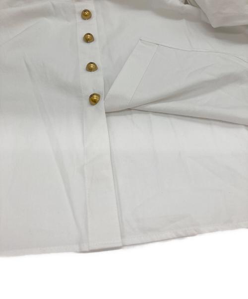 epine（エピヌ）epine (エピヌ) eボタンブラウス ホワイト サイズ:表記なしの古着・服飾アイテム