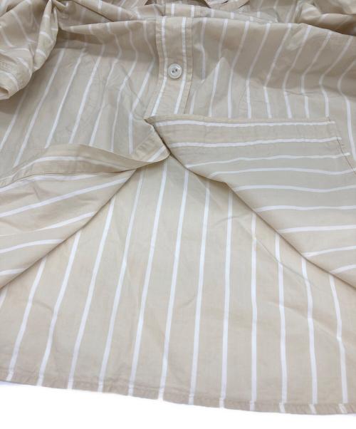 DANTON（ダントン）DANTON (ダントン) バンドカラーシャツ ベージュ サイズ:42の古着・服飾アイテム