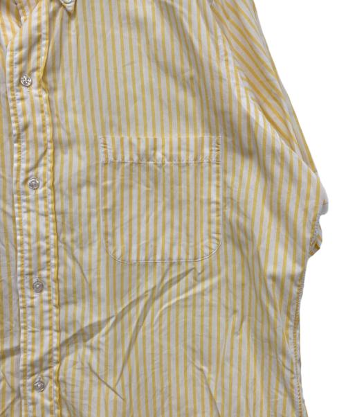 BROOKS BROTHERS（ブルックスブラザーズ）BROOKS BROTHERS (ブルックスブラザーズ) 半袖ストライプシャツ イエロー サイズ:15の古着・服飾アイテム