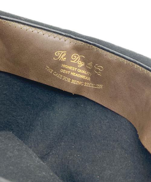 THE H.W.DOG&CO.（エイチダブリュードッグアンドコー）THE H.W.DOG&CO. (エイチダブリュードッグアンドコー) 中折れハット ブラックの古着・服飾アイテム