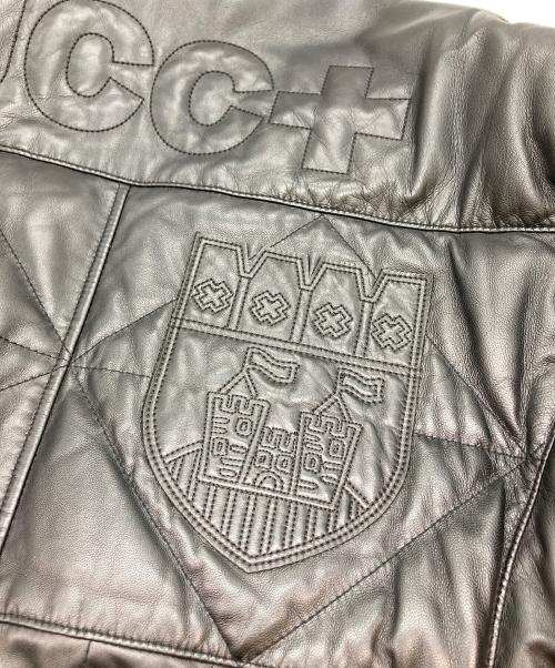 CASTELBAJAC（カステルバジャック）CASTELBAJAC (カステルバジャック) レザーダウンジャケット ブラック サイズ:5の古着・服飾アイテム