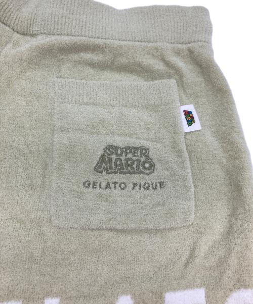 gelato pique（ジェラートピケ）gelato pique (ジェラートピケ) SUPER MARIO (スーパーマリオ) ルームウェア ホワイト×グリーン サイズ:oneの古着・服飾アイテム