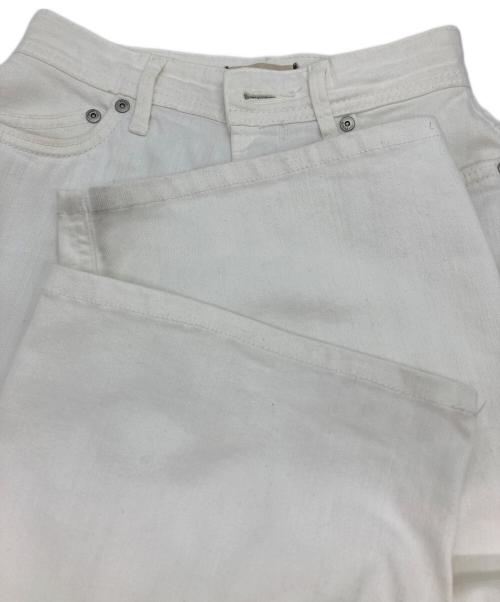 YANUK（ヤヌーク）YANUK (ヤヌーク) JOAN ルーズストレートパンツ ネイビー サイズ:W23の古着・服飾アイテム