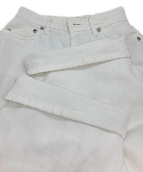 YANUK（ヤヌーク）YANUK (ヤヌーク) JOAN ルーズストレートパンツ ネイビー サイズ:W23の古着・服飾アイテム