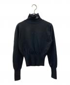 Vivienne Westwood RED LABELヴィヴィアンウエストウッドレッドレーベル）の古着「オーブ刺繍タートルネックニット」｜ブラック
