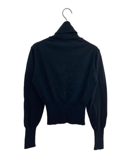 Vivienne Westwood RED LABEL（ヴィヴィアンウエストウッドレッドレーベル）Vivienne Westwood RED LABEL (ヴィヴィアンウエストウッドレッドレーベル) オーブ刺繍タートルネックニット ブラック サイズ:Sの古着・服飾アイテム