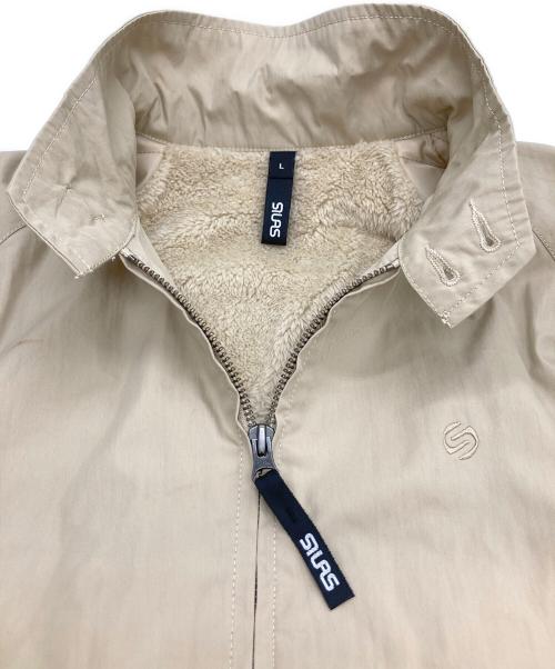 SILAS（サイラス）SILAS (サイラス) HARRINGTON JACKET ベージュ サイズ:Ｌの古着・服飾アイテム