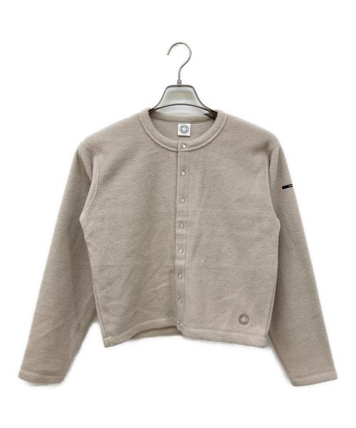 ORCIVAL（オーシバル）ORCIVAL (オーシバル) フリースクルーネックカーディガン アイボリー サイズ:SIZE 2 未使用品の古着・服飾アイテム