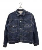 New Manualニュー・マニュアル）の古着「#006 LV 2ND T-BACK JACKET/デニムジャケット」｜インディゴ