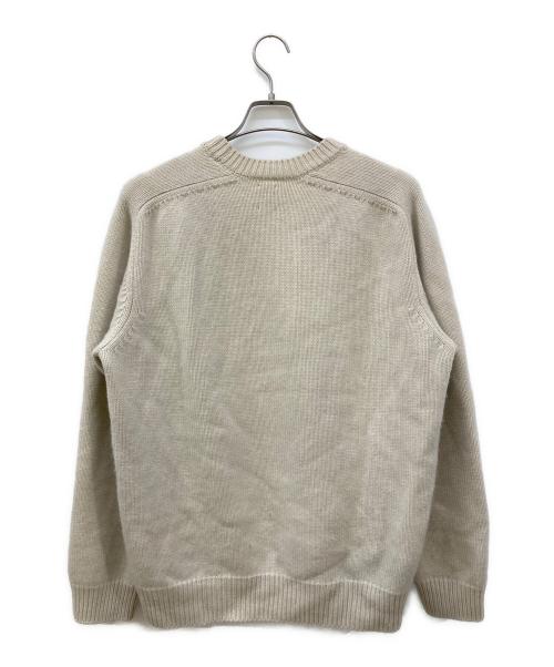 BATONER（バトナ―）BATONER (バトナ―) HEAVY WEIGHT CASHMERE CREW NECK/カシミヤニット ベージュ サイズ:SIZE 3の古着・服飾アイテム