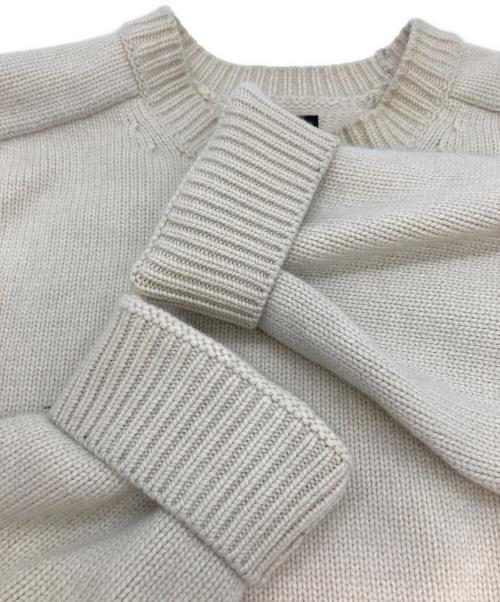 BATONER（バトナ―）BATONER (バトナ―) HEAVY WEIGHT CASHMERE CREW NECK/カシミヤニット ベージュ サイズ:SIZE 3の古着・服飾アイテム