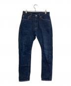 F.O.B FACTORYエフオービー ファクトリー）の古着「セルビッチデニムパンツ」｜インディゴ