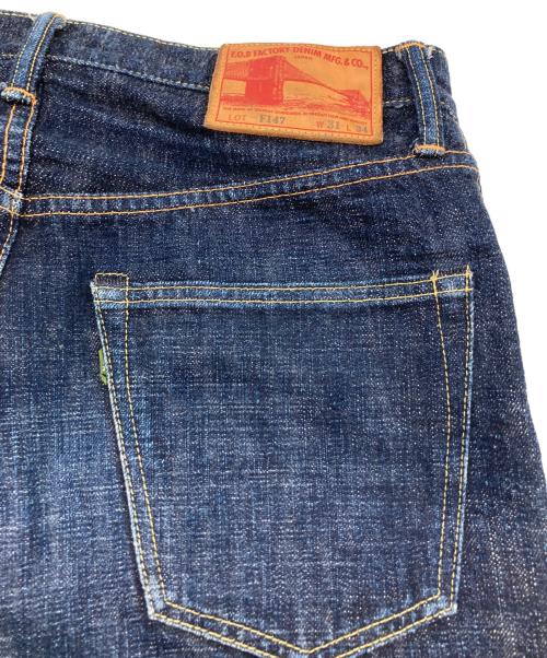 F.O.B FACTORY（エフオービー ファクトリー）F.O.B FACTORY (エフオービー ファクトリー) セルビッチデニムパンツ インディゴ サイズ: 78.5cm (W31)の古着・服飾アイテム