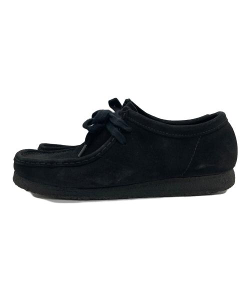 CLARKS（クラークス）CLARKS (クラークス) ワラビーシューズ ブラック サイズ:UK8 1/2の古着・服飾アイテム