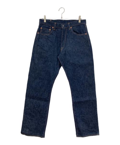 MOMOTARO JEANS（桃太郎ジーンズ）MOMOTARO JEANS (桃太郎ジーンズ) セルビッチリジッドデニムパンツ インディゴ サイズ: 83.5cm (W33)の古着・服飾アイテム