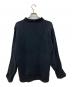 VERSACE JEANS COUTURE (ヴェルサーチ ジーンズクチュール) ロゴVネックニット ブラック サイズ:XL：8000円