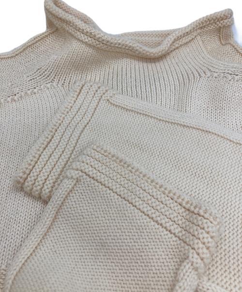 VERSACE Sport（ヴェルサーチ スポーツ）VERSACE Sport (ヴェルサーチ スポーツ) フリーダムスリーブニット ベージュ サイズ:XXLの古着・服飾アイテム