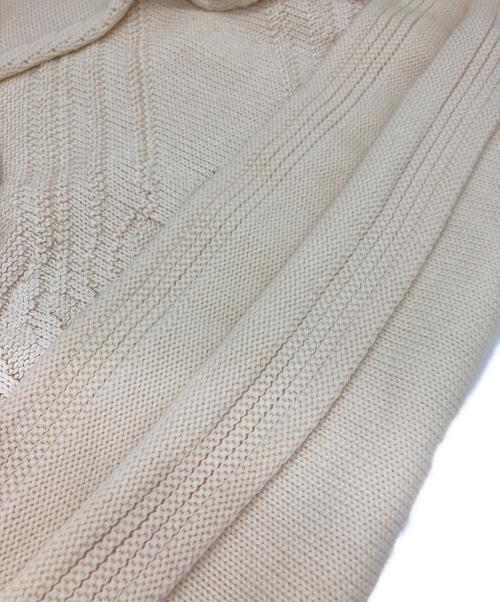 VERSACE Sport（ヴェルサーチ スポーツ）VERSACE Sport (ヴェルサーチ スポーツ) フリーダムスリーブニット ベージュ サイズ:XXLの古着・服飾アイテム